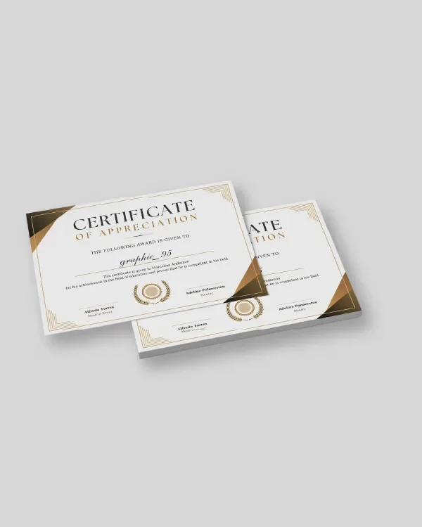 Certificates