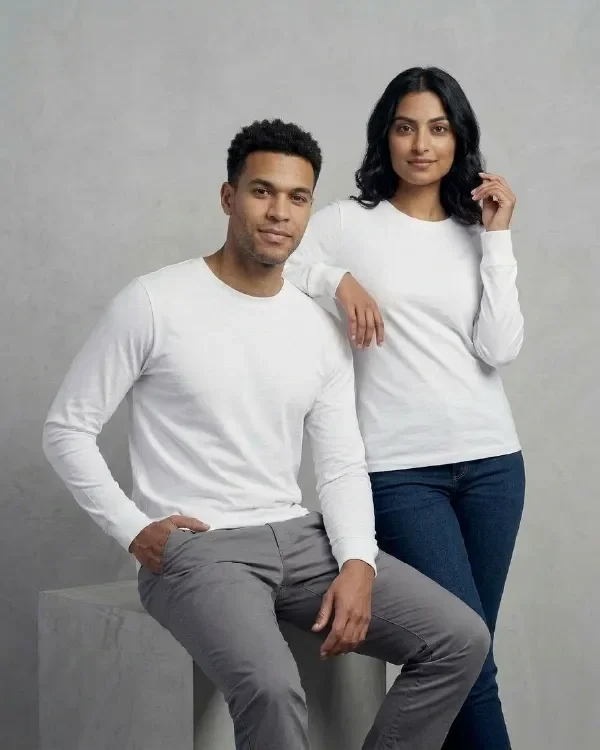 Full Sleeve Tshirt Cuff Cotton Sinker