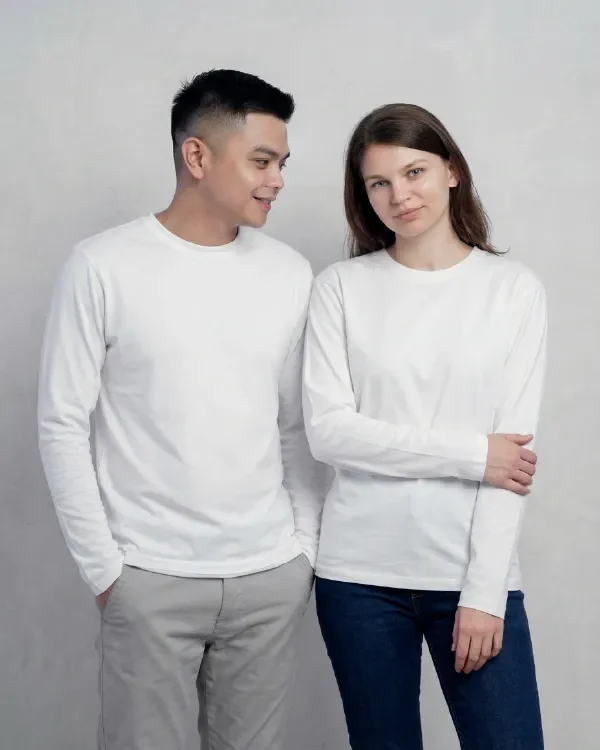 Full Sleeve Tshirt No Cuff Cotton Sinker
