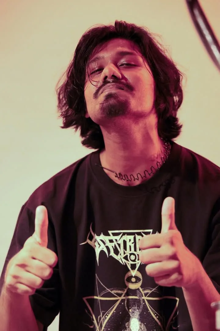 Ksetravid album-artwork tee, DTG printed