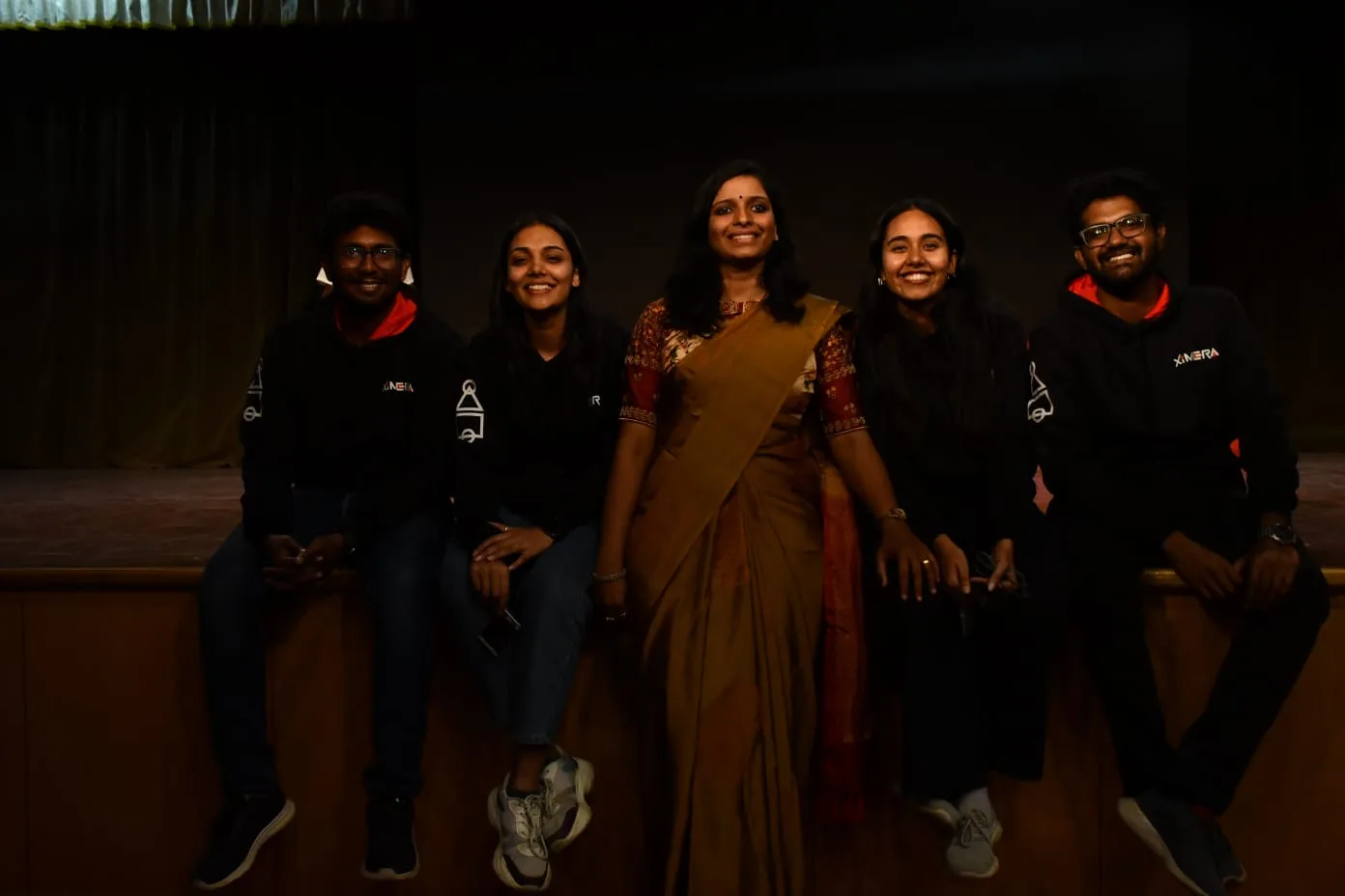 Ximera 2025 XIME Bengaluru core committee in maroon and black 300 GSM pullover and zipper hoodies