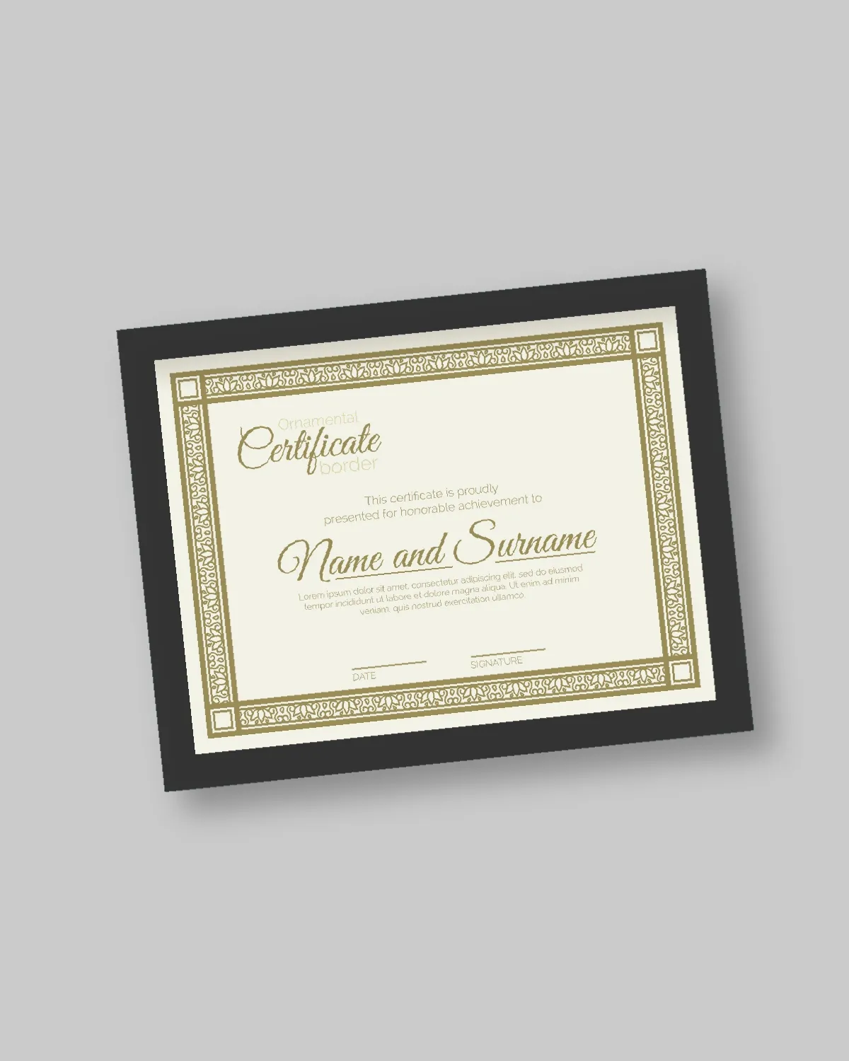 Framed Certificate - Image 3