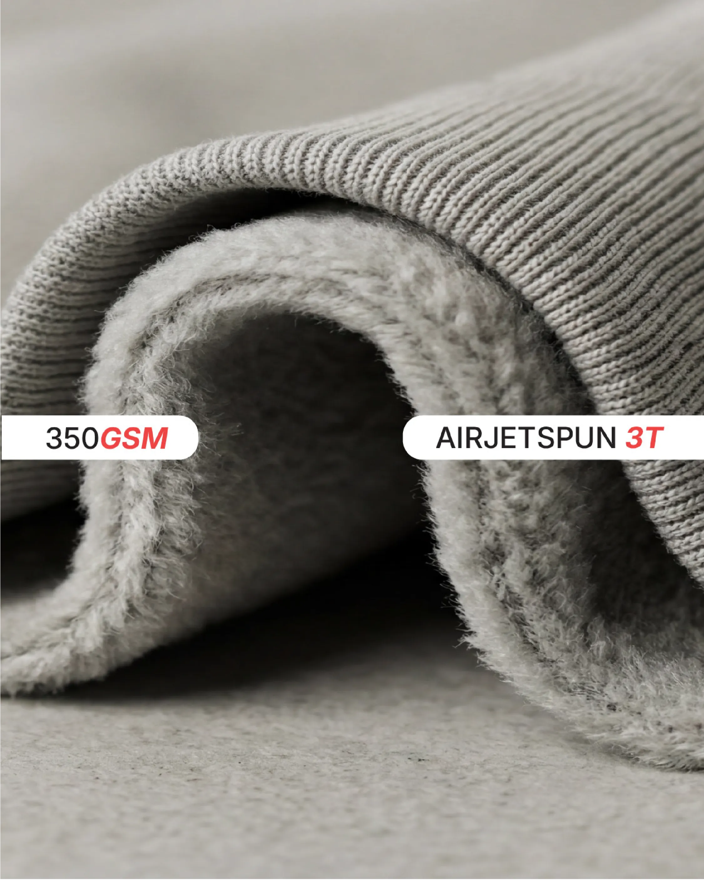 Pullover Hoodie Airjet Spun 3T Fleece - Image 5