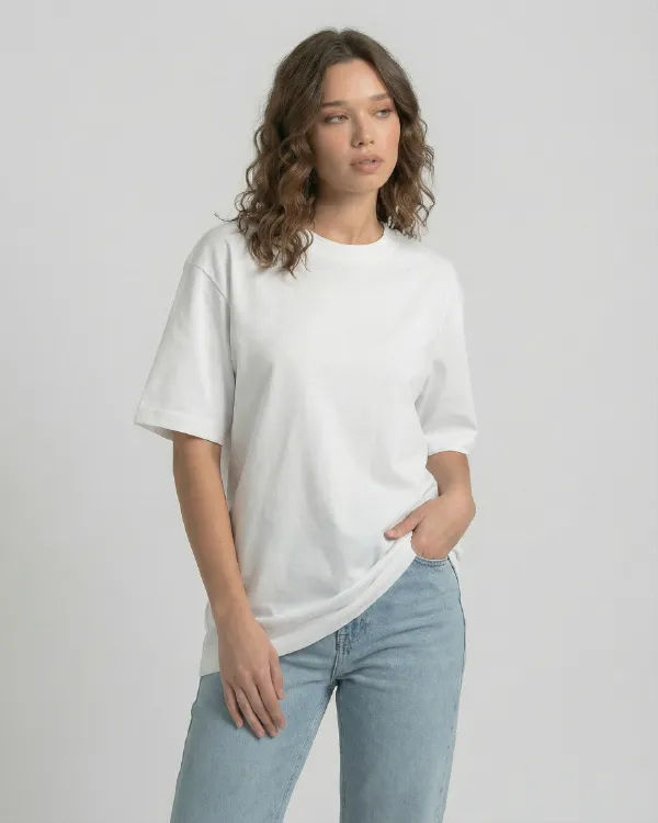 240 GSM Oversized T-Shirt Cotton French Terry - Image 3