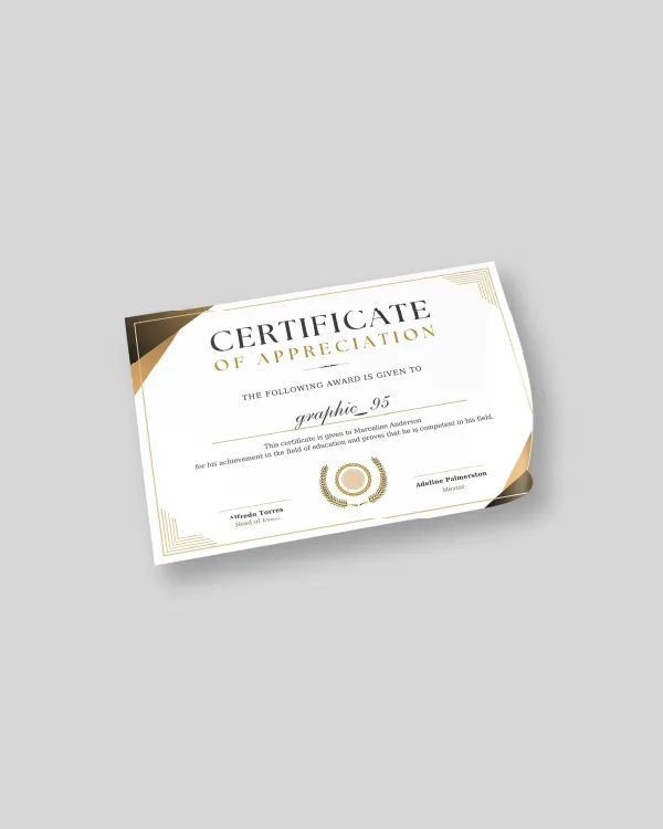 Plain Certificate - Image 1