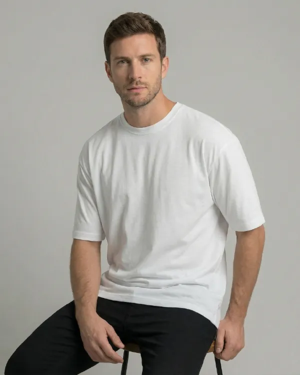 Oversized T-Shirt Cotton Sinker - Image 2