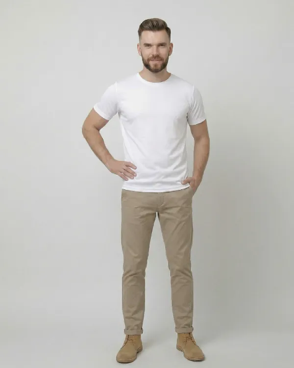 Jersey Round-Neck Poly Mesh 140 GSM - Image 2