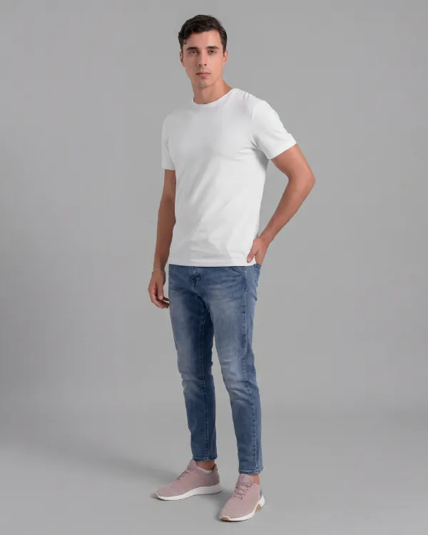 Round-Neck T-Shirt Cotton Sinker - Image 2